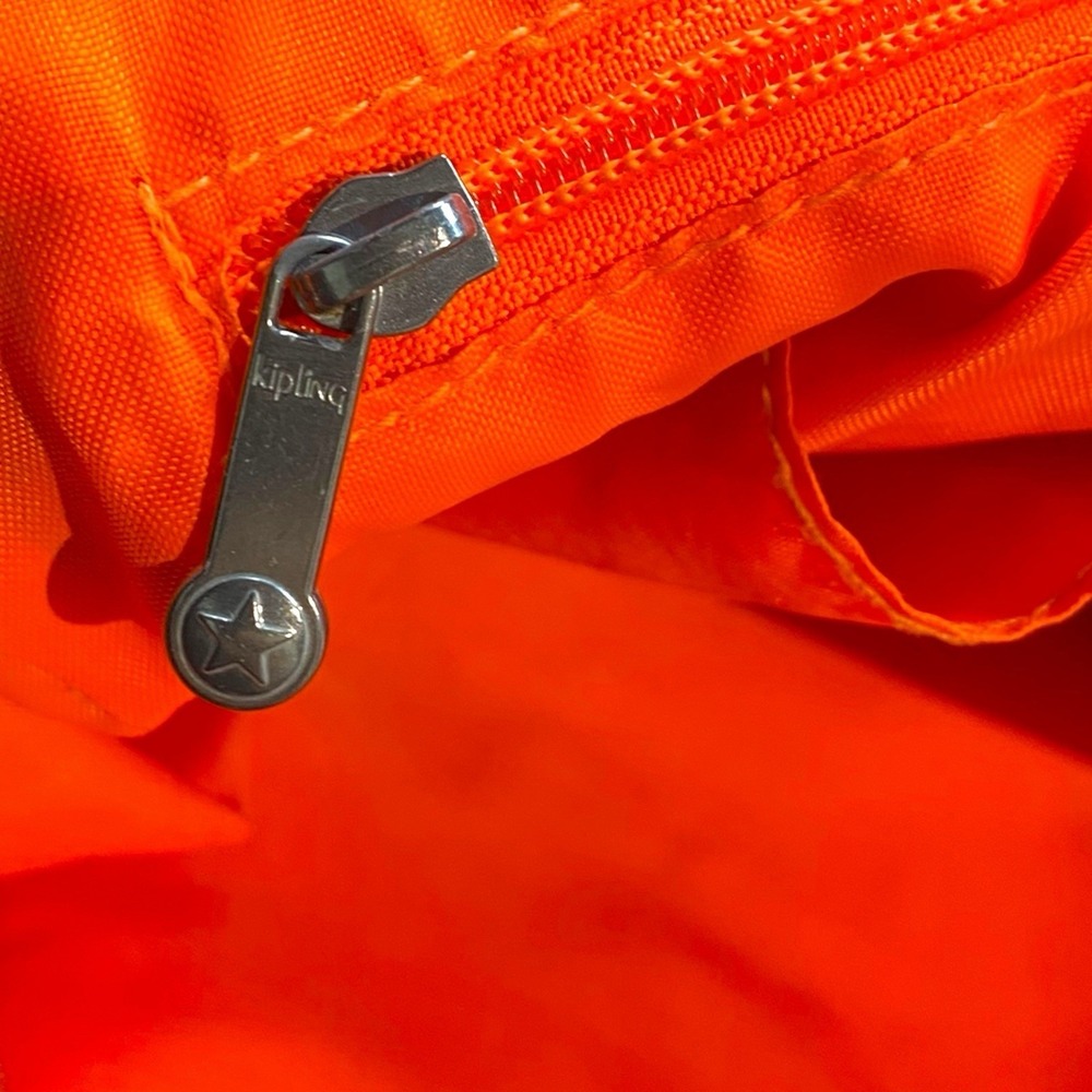 Kipling Drawstring Rucksack Backpack Bag Black Ad… - image 15